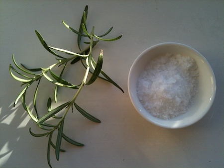 rosemary salt mindful eating